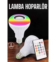 Kablosuz Bluetooth Hoparlör Led Lamba