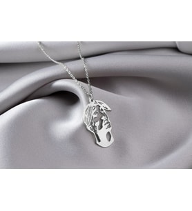 Tupac Kolye, Minik Tupac Charm'ı, Benzersiz Tupac Takıları, Gümüş Kolye