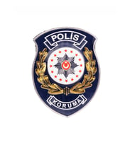 Koruma Polis Arması 3d, 2025 Yeni Model Tip Cırtlı, Standart Ölçü, 1.sınıf Kalite (Çok Renkli)