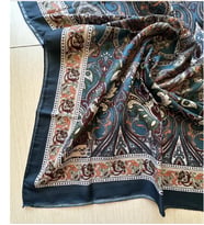 Polo Craft Soft Osmanlı Desen Şal 70 x 180 (Yeşil)