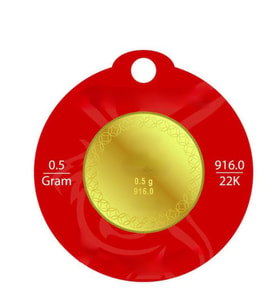 0.50 Gr 22 Ayar Altın