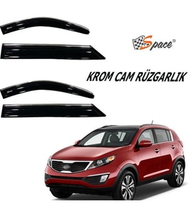 Krom Cam Rüzgarlığı Kia Sportage 2011-2017/ Caru415