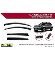 DACİA DUSTER 2010 2011 2012 2013 2014 2015 2016 2017  MODEL NIKEN KROMLU CAM RÜZGARLIĞI