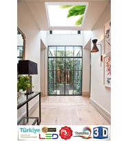 60cmx60cm Led Panel Avize 60watt Hd Baskılı Panel Aydınlatma,modern Çerçeve