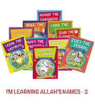 Allahın İsimlerini Öğreniyorum - 2 (10 Kitap Set)