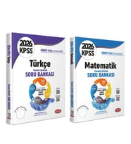 Data Yayınları 2026 KPSS Matematik ve Türkçe Soru Bankası Seti 2 Kitap