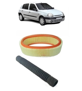 1998-2001 RENAULT CLİO 1.4 8V HAVA FİLTRESİ + FİLTRE KUTUSUNUN  HORTUMU