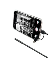 İPHONE VE ANDROİD UYUMLU 2 KAMERALI 5MT YILAN KAMERA (Siyah)