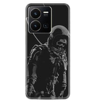 Vivo Y35 Kılıf Silikon Desen Özel Seri İskelet Astronot 1613