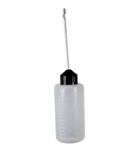 120ML Plastik Şeffaf Metal  Uçlu Kapaklı - Çok Amaçlı Yağdanlık