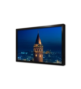İstanbul Galata Kulesi Çerçeveli Mdf Tablo