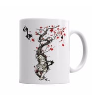 Tigre Chines Kupa Bardak Porselen