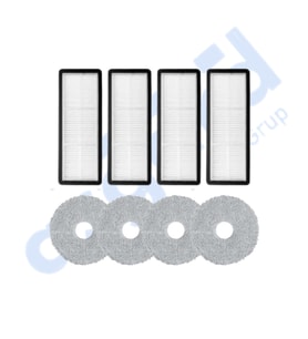 Roborock Qrevo Curv Uyumlu 4 Filtre 4 Mop PKT-iasgf0000628