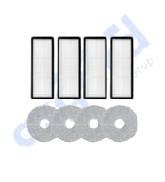 Roborock Qrevo Curv Uyumlu 4 Filtre 4 Mop PKT-iasgf0000628