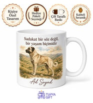 Kangal Köpeği ve Doğası Hatıra Kupası Sivas Kangal Hediye Bardak