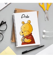 Winnie The Pooh Tasarımlı Defter Kişiye Özel