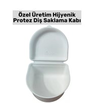 Yüksek Kaliteli Delikli Kapak Hijyenik Protez Diş Saklama Kabı 10 Adet