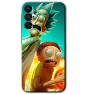 Galaxy A15 Kılıf HD Desen Baskılı Kılıf - Rick Morty