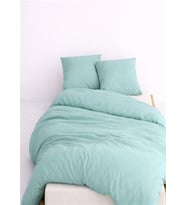 More Home Lastikli Çarşaf Çift Kişilik Nevresim Takımı Yeşili