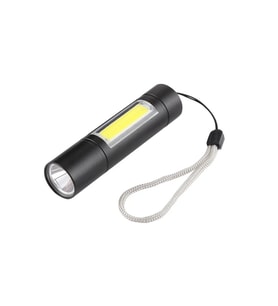 A1 USB Şarj Su Geçirmez 3 Modlu Fener-Siyah