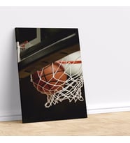 Basketbol Pota Temalı Kanvas Tablo
