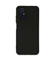 Xiaomi Redmi 10 2022 Kılıf Nano İçi Kadife Silikon - Siyah
