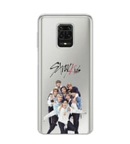 Redmi Note 9 Pro / 9s Uyumlu Stray Kids Tasarımlı Şeffaf Telefon Kılıfı