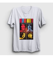 Presmono Unisex Beyaz Band Red Hot Chili Peppers T-Shirt 106993tt (Beyaz)