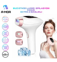 A-Mor Buz Etkisi Lazerepilasyon Hassas Ciltlere Özel 999.999 Atım