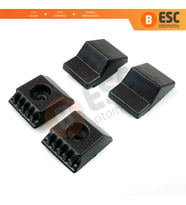 Mercedes W124 A124 C124 için Arka Bagaj Alt Üst Takoz 4 lü Seti 1247580044 1247580144A