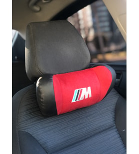 BMW IIIM OTO İKİLİ BOYUN YASTIĞI (Kırmızı)