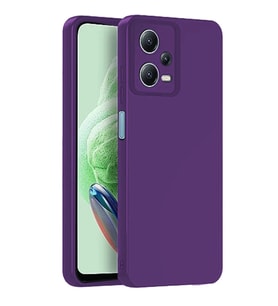 Xiaomi Redmi Note 12 Pro 5g Kılıf Nano İçi Kadife Silikon - Mor