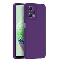 Xiaomi Redmi Note 12 Pro 5g Kılıf Nano İçi Kadife Silikon - Mor