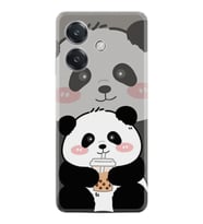 Oppo A3 Kılıf Boutique Baskılı Resimli Milkshake Panda Pcode -058