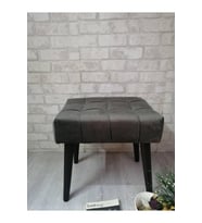 Antrasit Renk Puf Çima Dikiş Spor Model