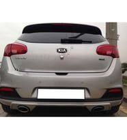 Kia Ceed Difüzör Difizör Plastik Parlak Siyah 2012 2013 2014 2015 Arka-bodykit-ek-karlık