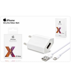 XS Max şarj cihazı Data Kablosu  ve Şarj Başlığı