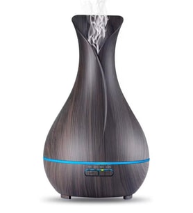 550 ml Hava Nemlendirici Buhar Makinesi Ultrasonik Aroma Difüzör Oda Nemlendirici 7 Led Işıklı