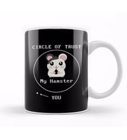 Adorable Circle Of Trust My Hamster You Cute Pun Kupa Bardak Porselen