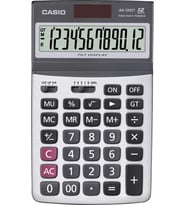 Casio AX-120ST Masaüstü Hesap Makinesi (Gri)