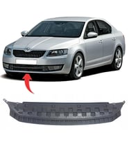 Skoda Octavia Ön Tampon Spoyleri Saten Siyah 2013-2017 5E0807611
