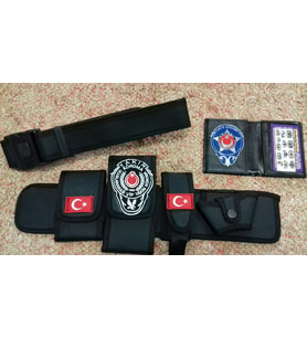 YAKIN KORUMA TESİSAT BEL KILIFI,(+),YAKIN KORUMA ROZETLİ CÜZDANI,(+),YAZISIZ PALASKA,TOPLAM (3-AD) URUN,SATIN-AL,SIVILE SATILMAZ.