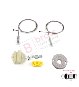 Opel Zafira A MK1 T98 F75 1999-2005 MPV İçin Elektrikli Arka Sağ veya Sol Cam Kriko Tamir Seti