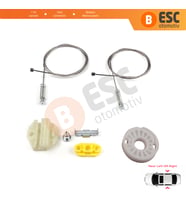 Opel Zafira A MK1 T98 F75 1999-2005 MPV İçin Elektrikli Arka Sağ veya Sol Cam Kriko Tamir Seti