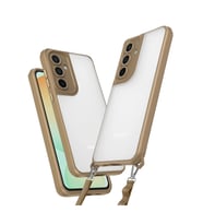 Newface Samsung Galaxy A35 5G Kılıf Penta Silikon Kılıf - Çöl Titanyum