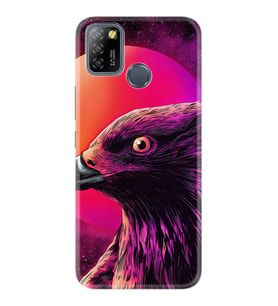 INFINIX Smart 4 5 6 Zero 8 S5 Pro Kılıf Desemli Silikon Red Eagle 1752