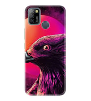 INFINIX Smart 4 5 6 Zero 8 S5 Pro Kılıf Desemli Silikon Red Eagle 1752