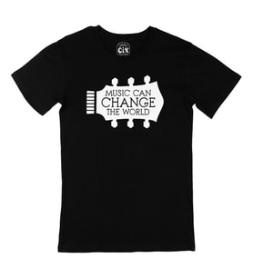 Music Can Change The World Siyah Tişört