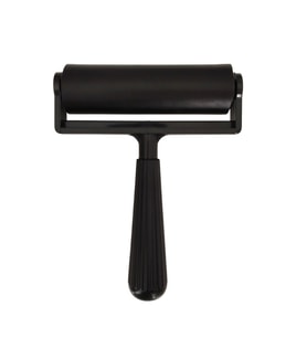 Kauçuk silindir baskı rulosu siyah 10cm, baskı silindiri, kauçuk rulo, baskı, duvar kağıdı