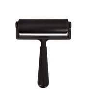 Kauçuk silindir baskı rulosu siyah 10cm, baskı silindiri, kauçuk rulo, baskı, duvar kağıdı (Standart)